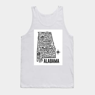 Alabama Map Tank Top